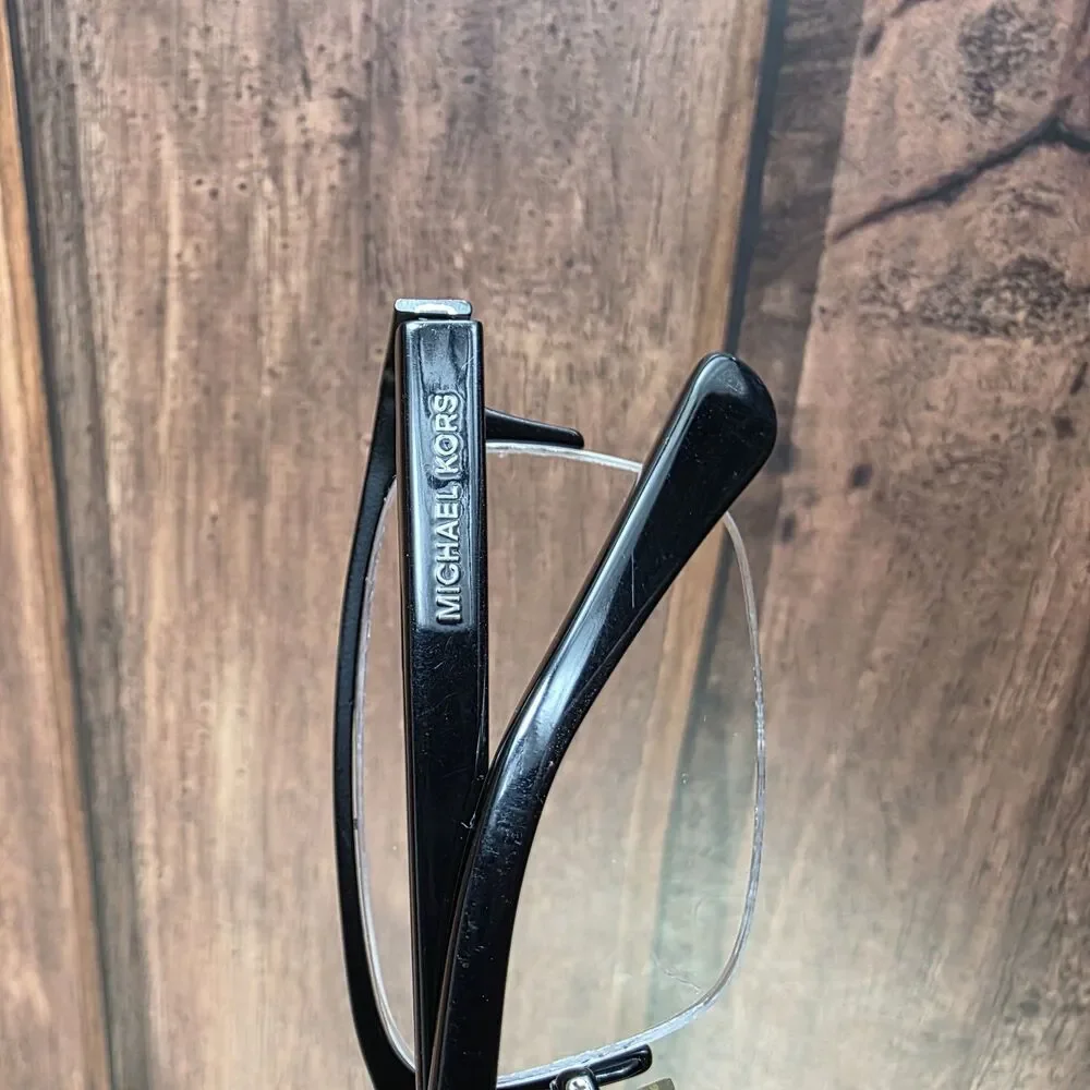 Michael Kors Eyeglasses Mk742M‎ 001 Black Green Half Rim 52-17-140 FRAMES ONLY